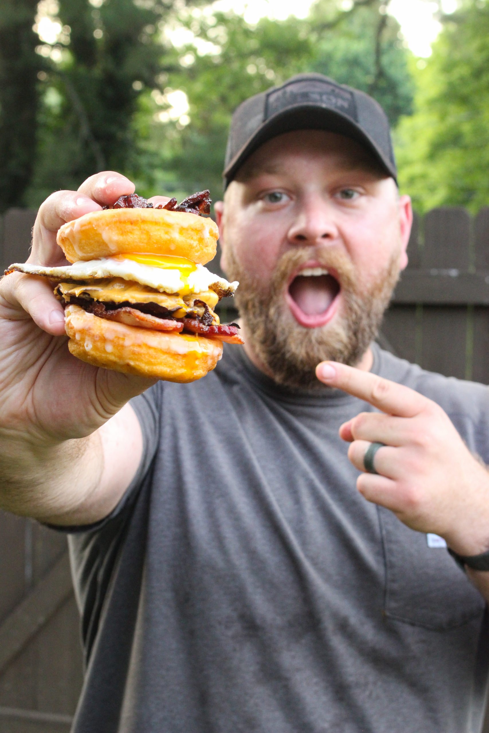 Donut Breakfast Sandwich