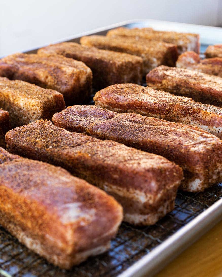 Teriyaki Pork Belly Burnt Ends