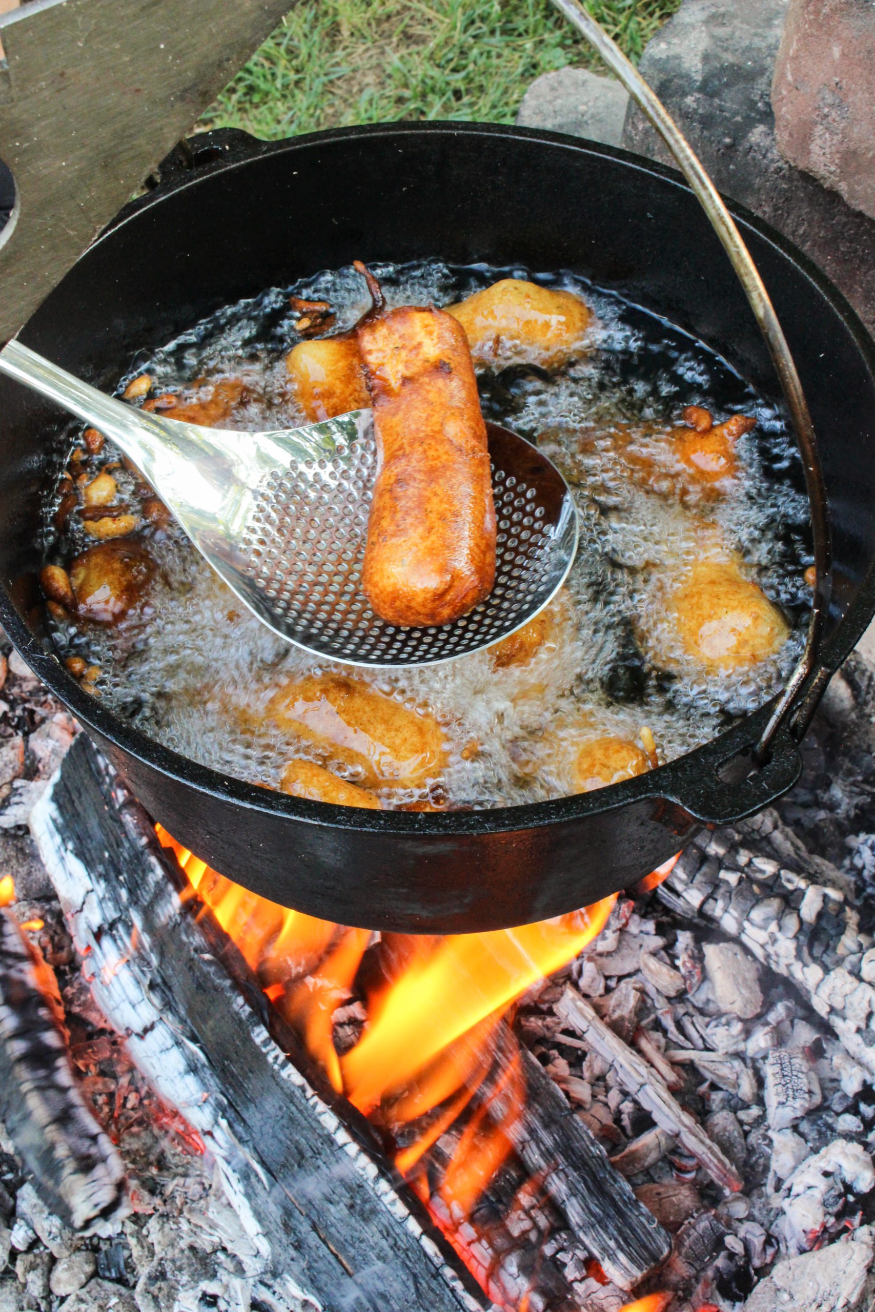 Beer Battered Fish on a Stick