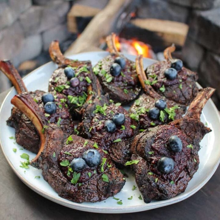 Grilled Venison Chops Over The Fire Cooking