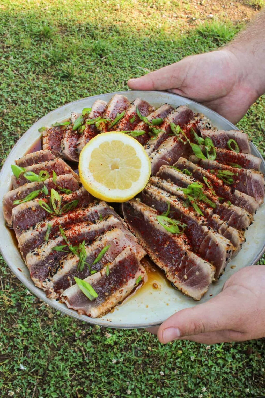 Seared Tuna Tataki Recipe Over The Fire Cooking