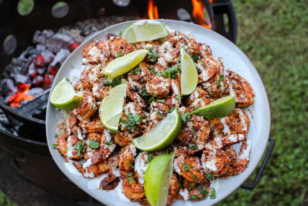 Spicy Mexican Street Shrimp With Lemon