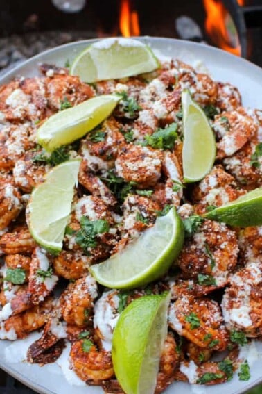 Spicy Mexican Street Shrimp With Lemon