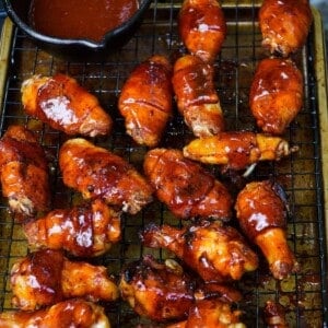 Bourbon Bacon Chicken Wings