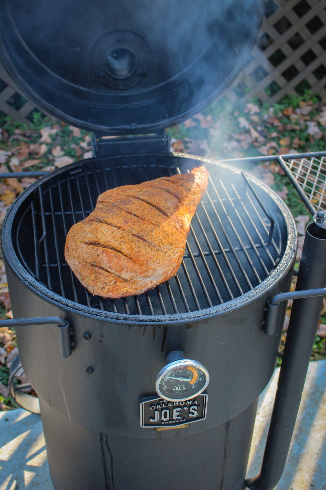 Smoked Leg of Lamb - Over The Fire Cooking