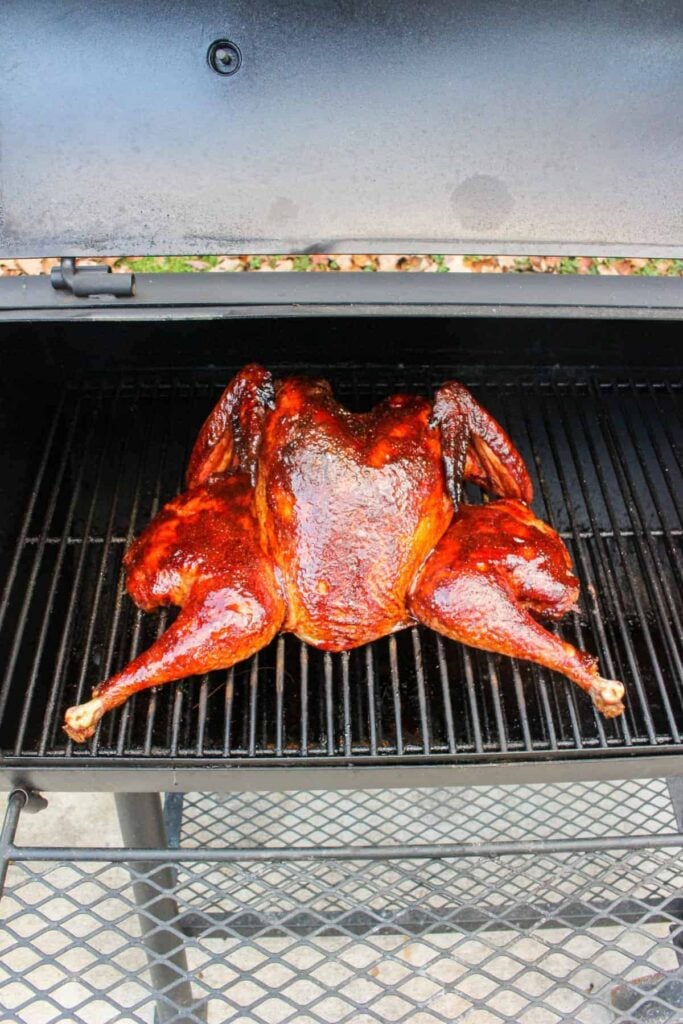 Maple Bourbon Spatchcock Turkey Recipe