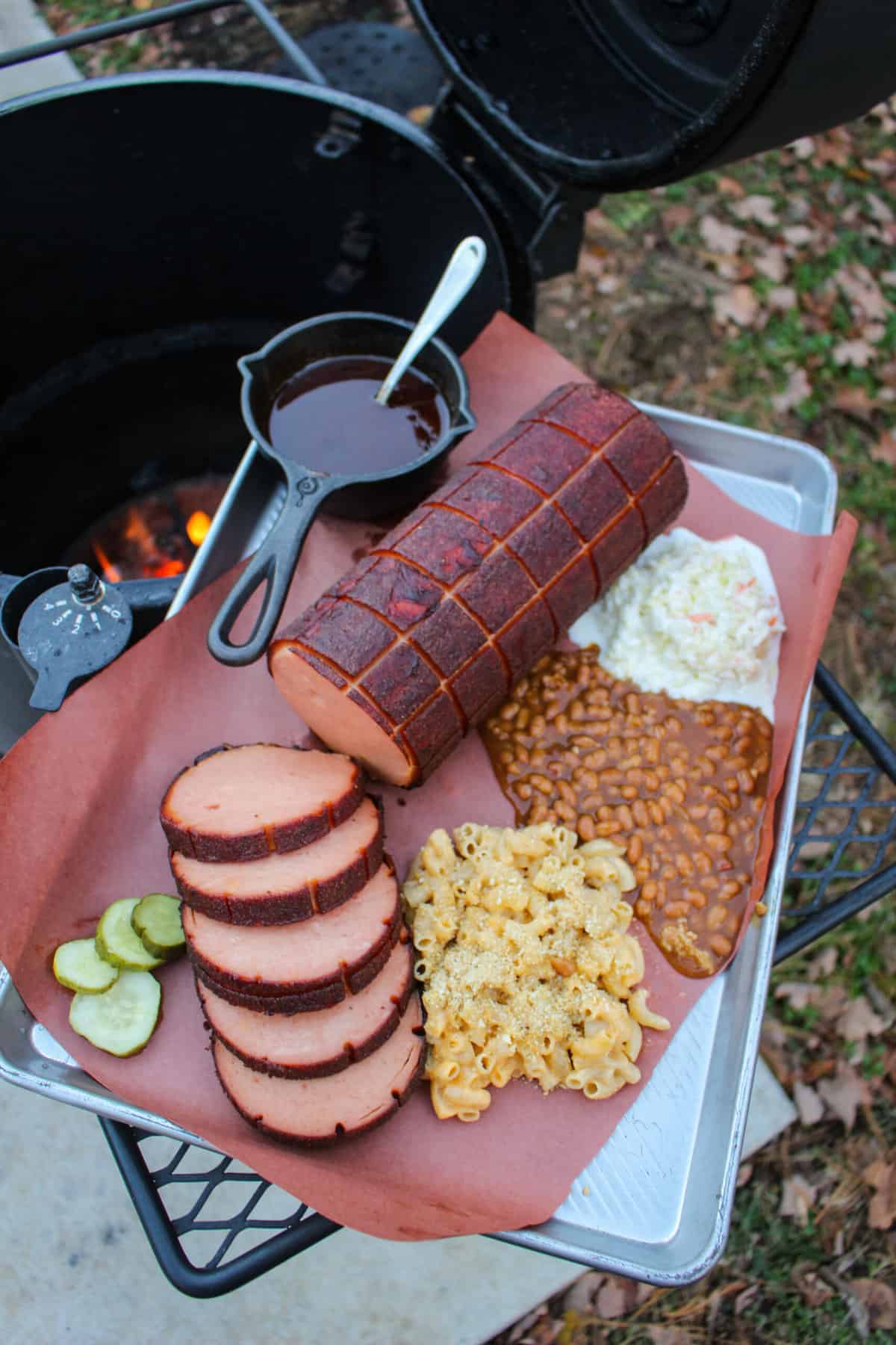 Smoked Bologna Over The Fire Cooking