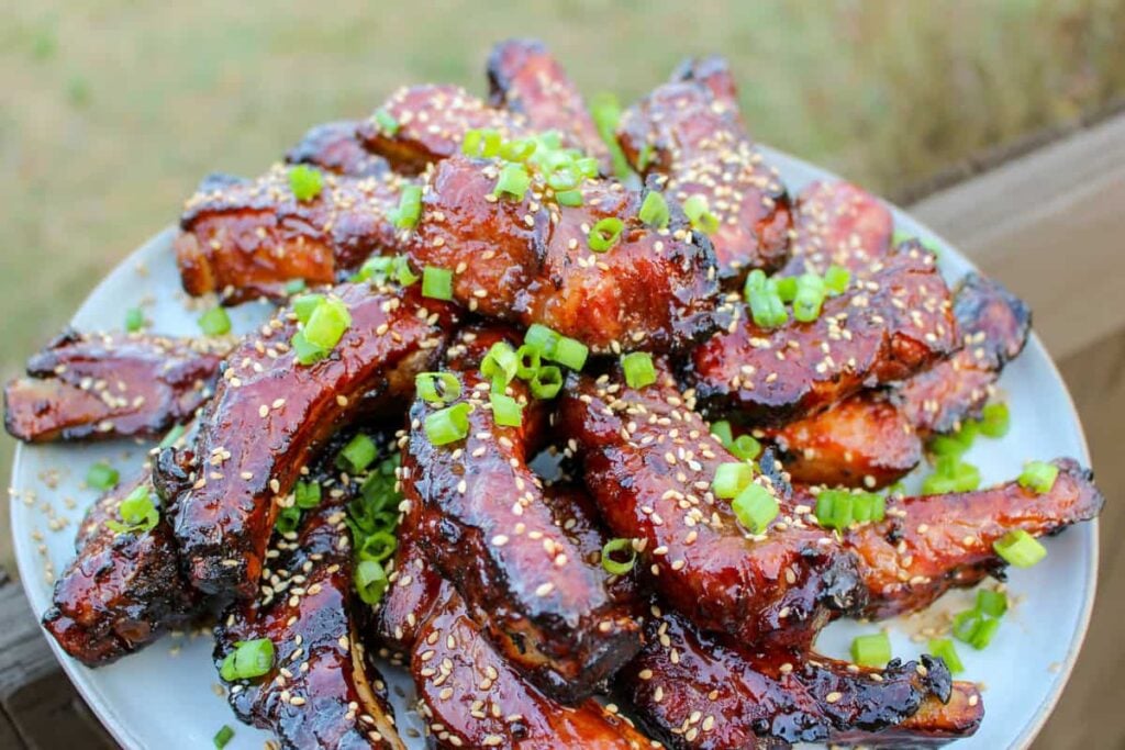 Fried Sticky Wings looking absolutely delicious.