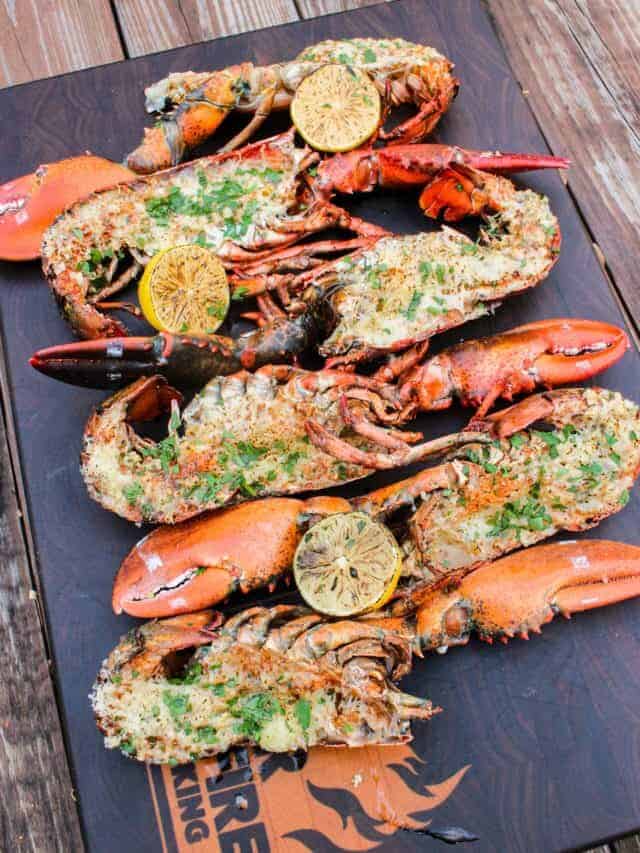 Grilled Garlic Butter Lobster Story