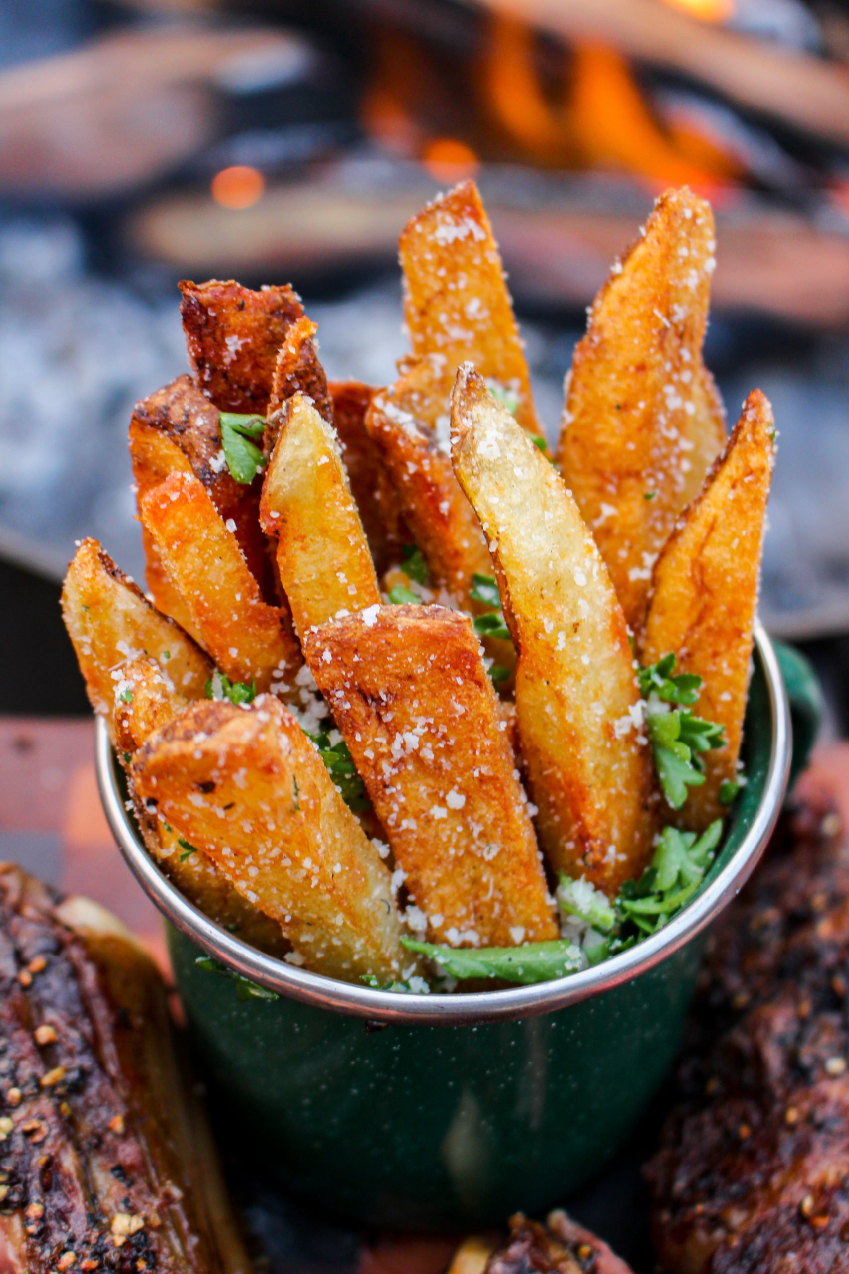 Close up on the Duck Fat Fries.