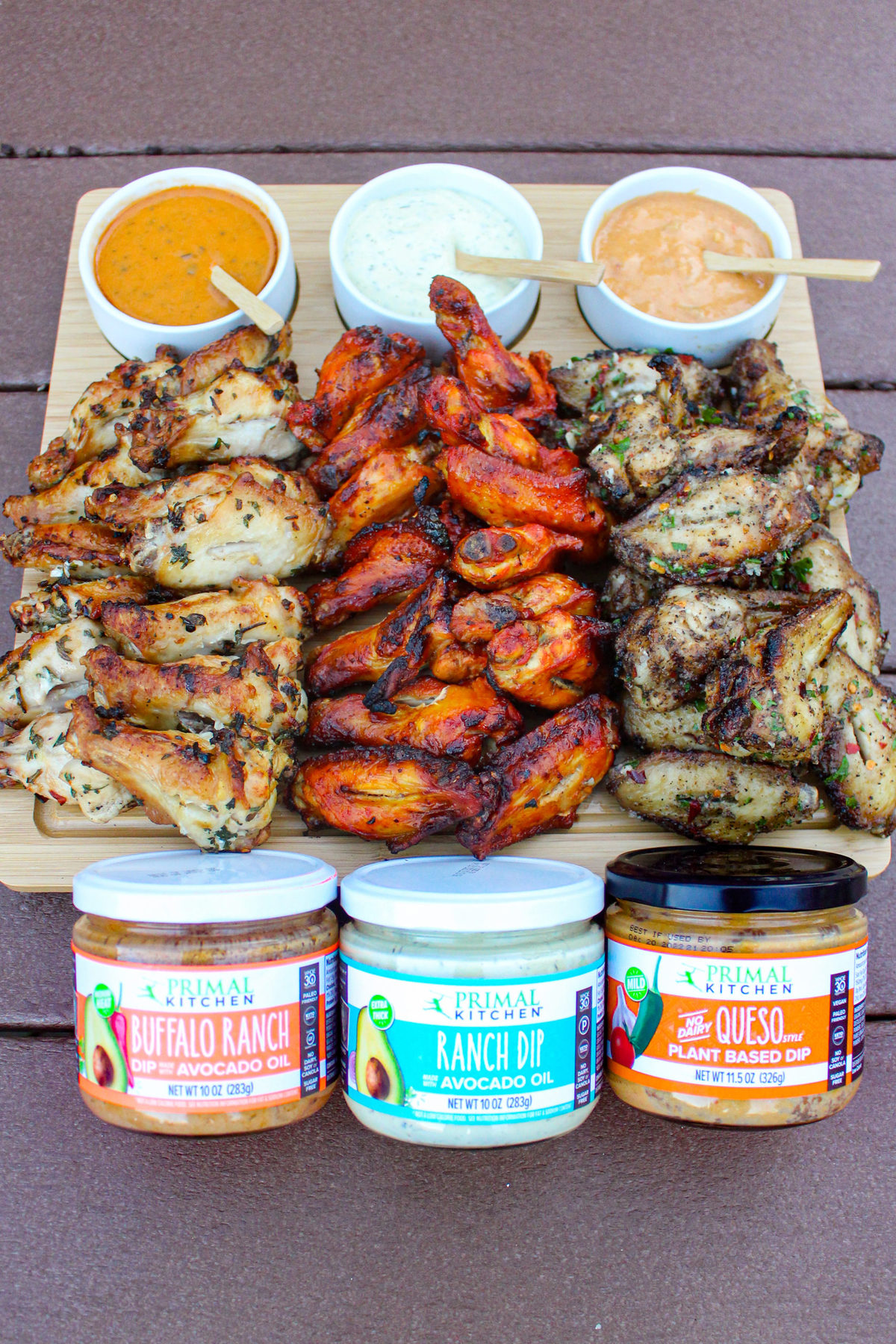 Chicken Wing Skewers for your game day!