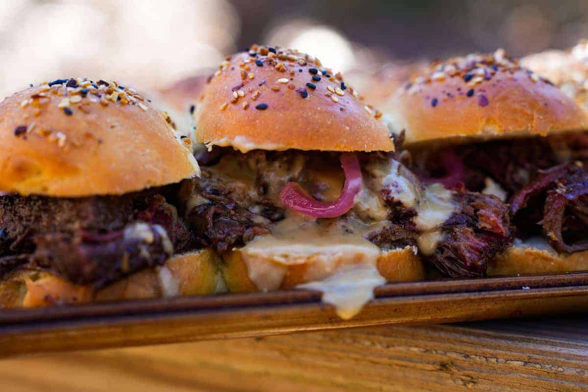 Guinness Pulled Beef Sliders