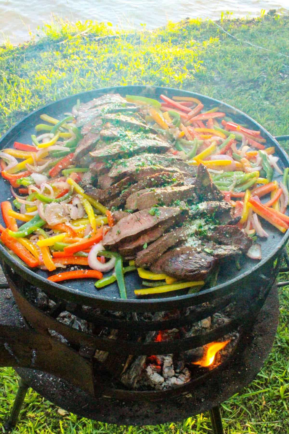 Grilled Beef Fajitas Recipe - DadCooksDinner