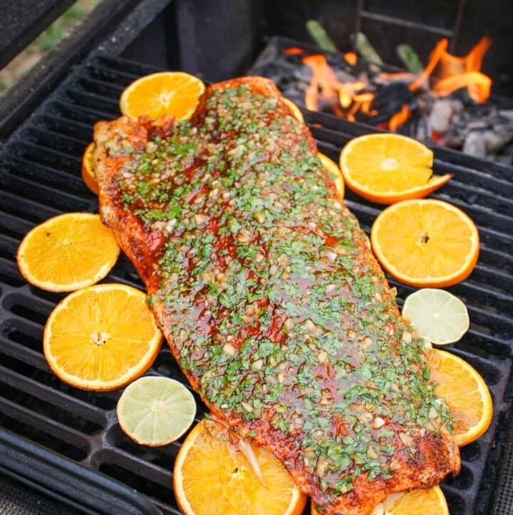 Planked Salmon - Over The Fire Cooking