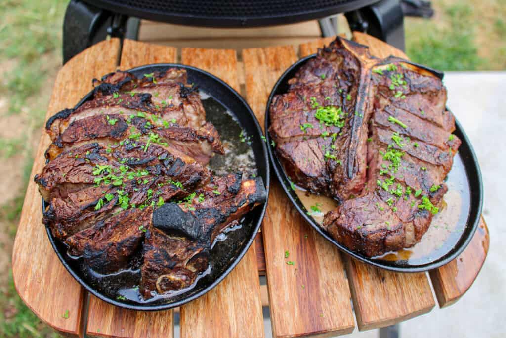 Peter Luger Style Steak - Over The Fire Cooking