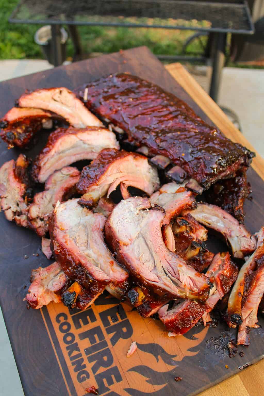 Habanero Peach Smoked Ribs Over The Fire Cooking