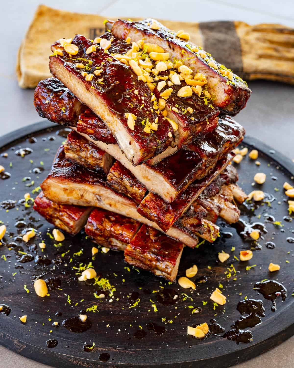 The Cherry Cola Spare Ribs ready to eat!