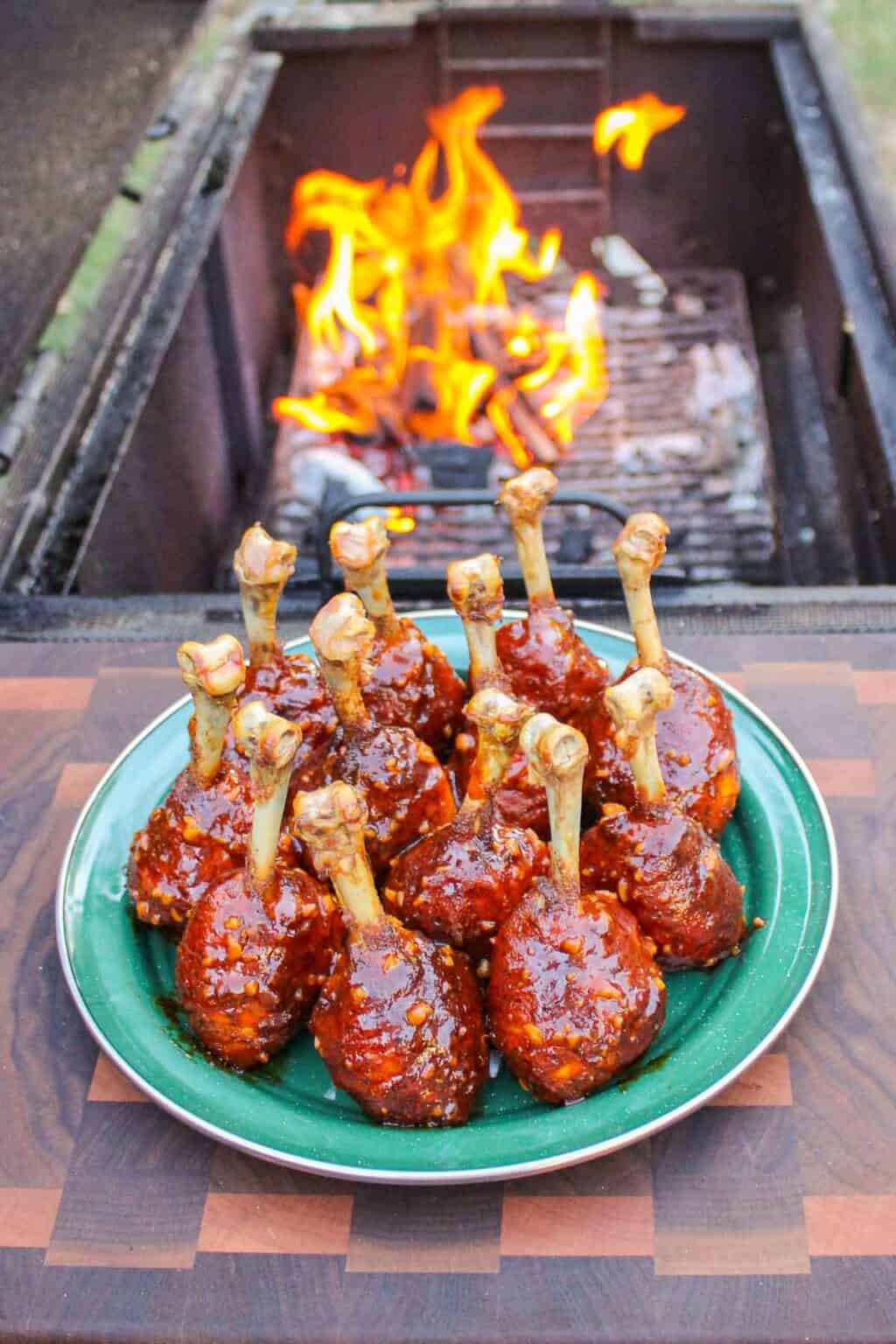 Smoked Chicken Lollipops Over The Fire Cooking