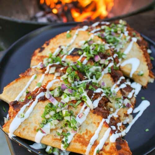 Crispy BBQ Pork Tacos Over The Fire Cooking