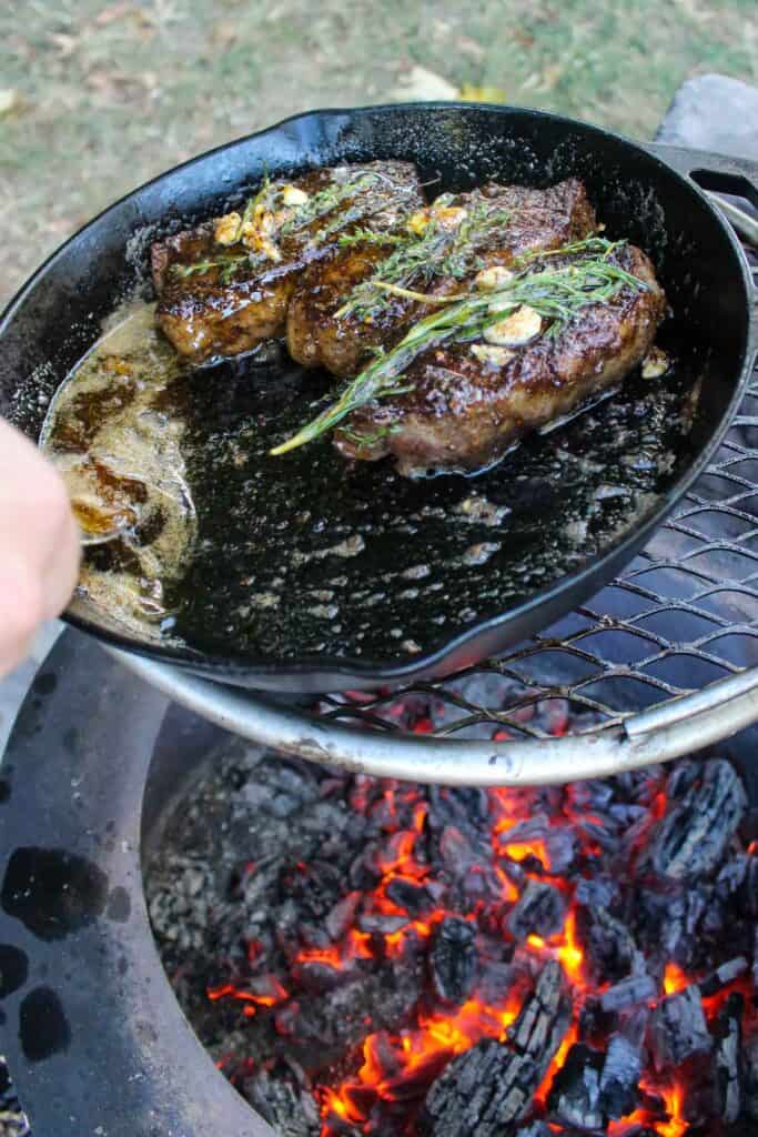 Grilled Steak Crostini - Over The Fire Cooking