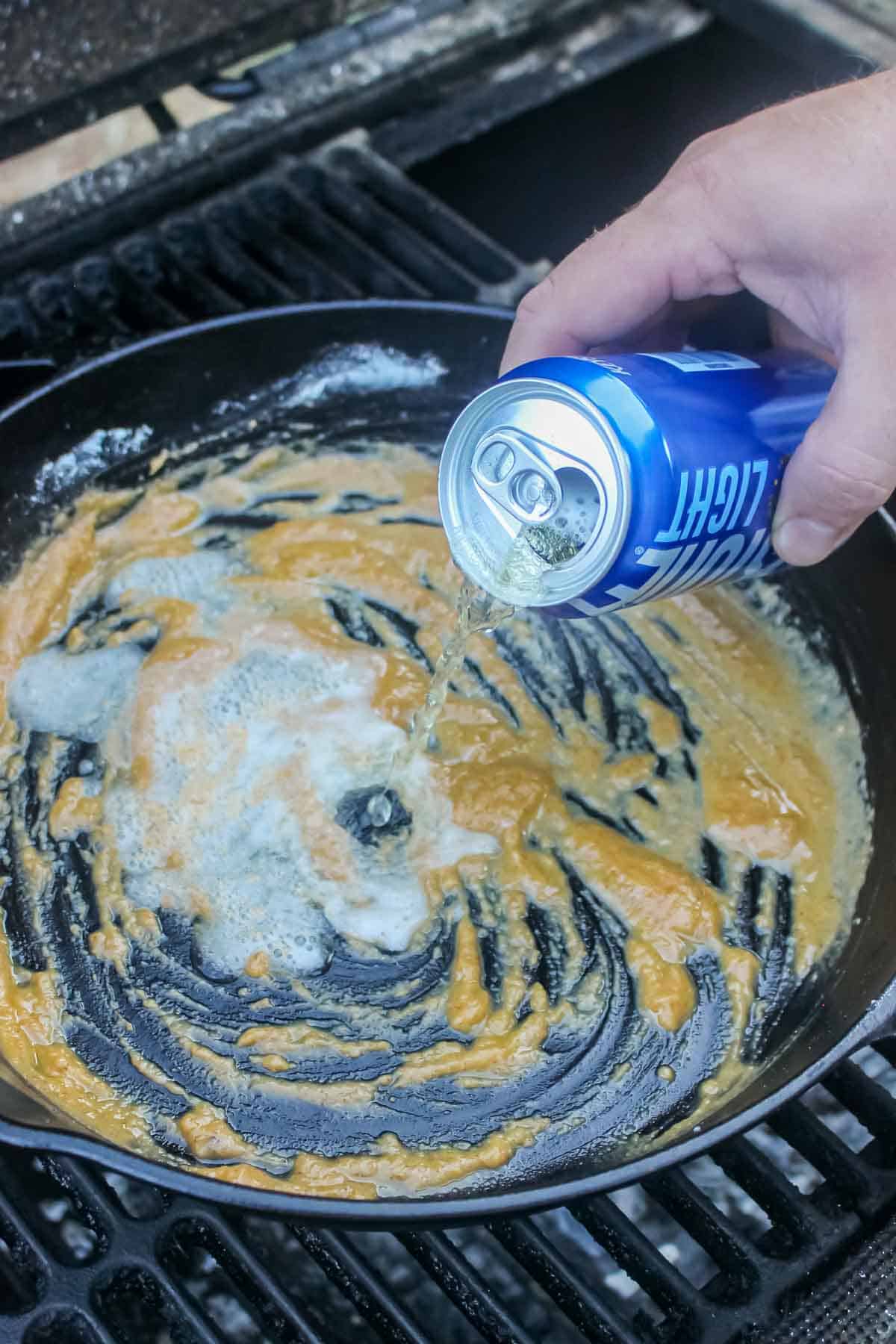 Adding the Keystone Light for the Beer Cheese