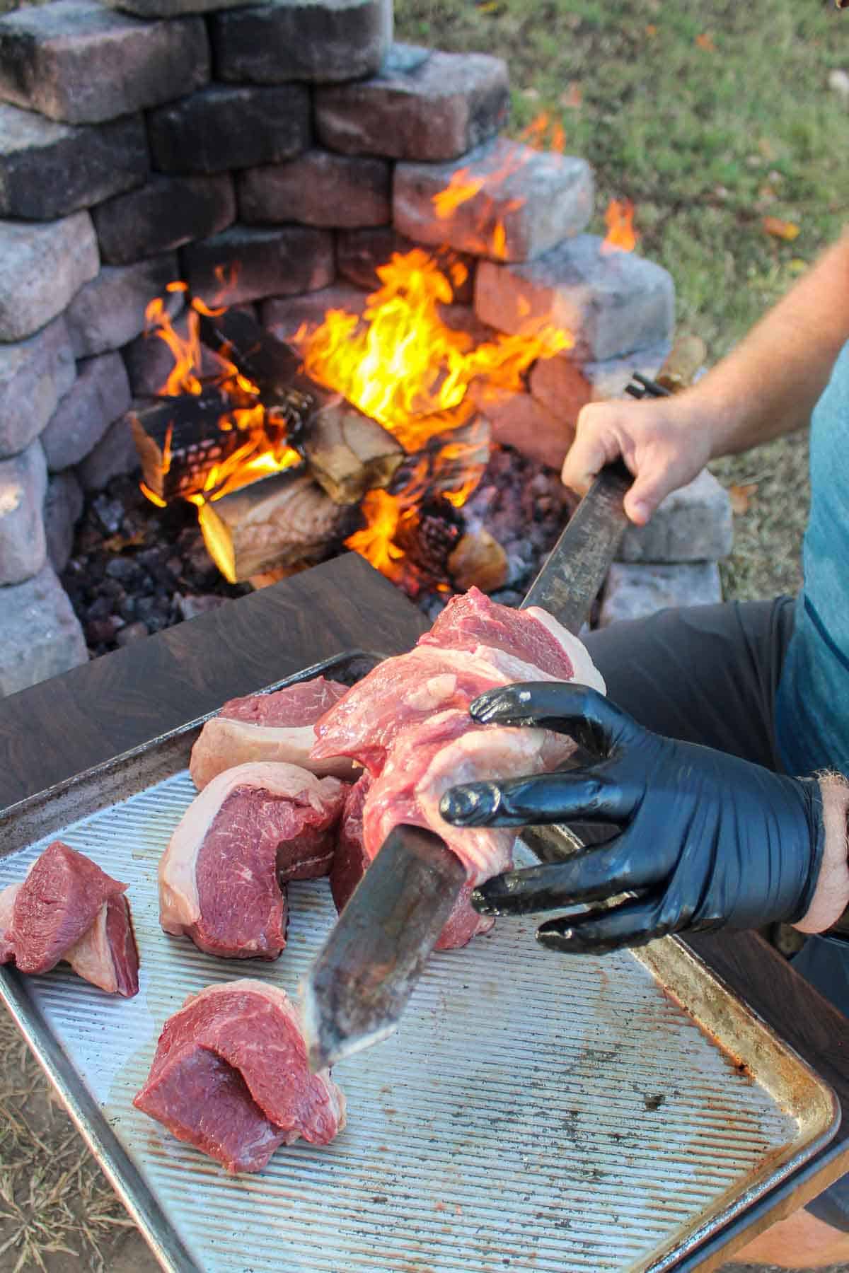 Made a Guga meal, roasted bone marrow and pincanha steak sandwich : r/steak