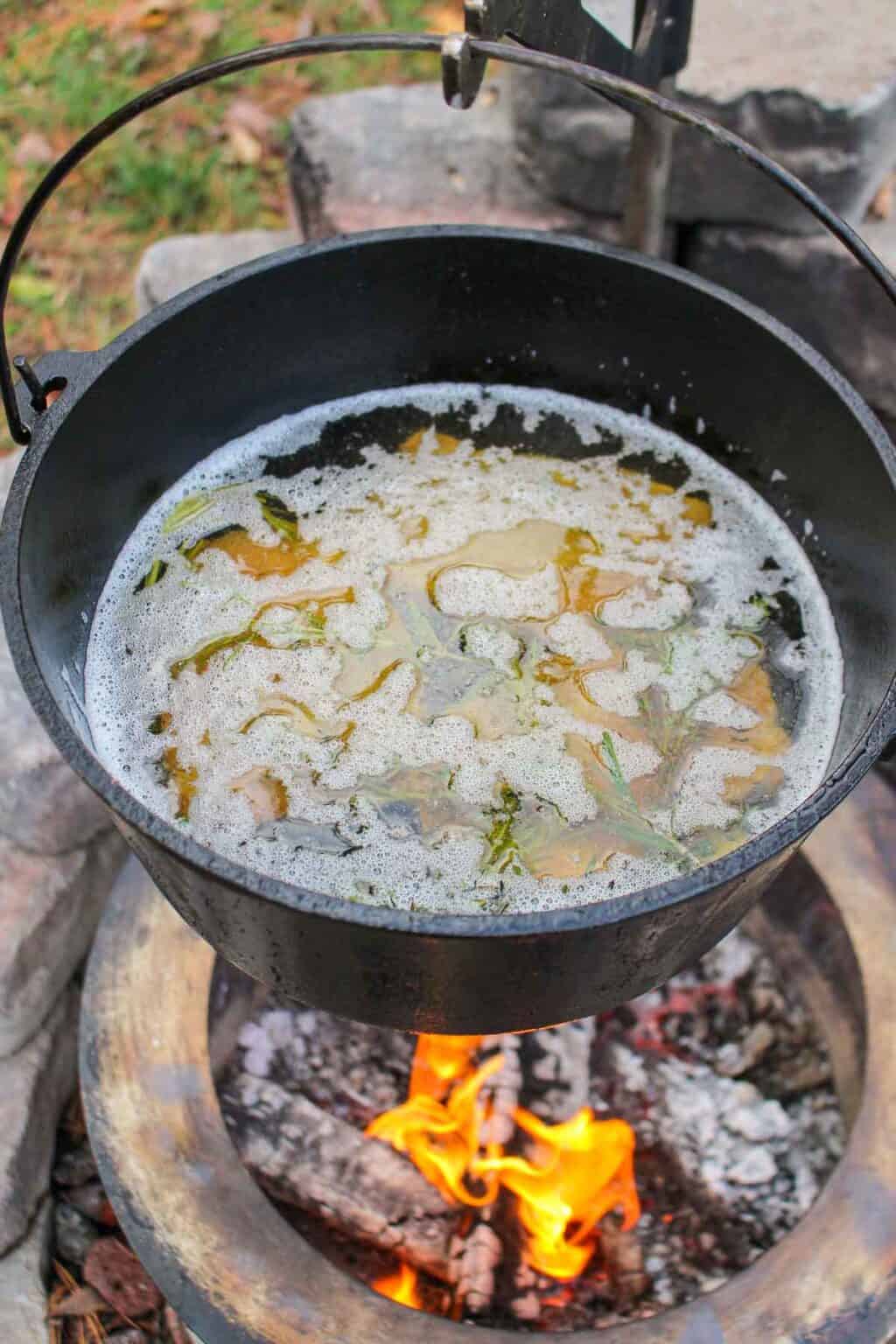 Steak in Beef Tallow - Over The Fire Cooking