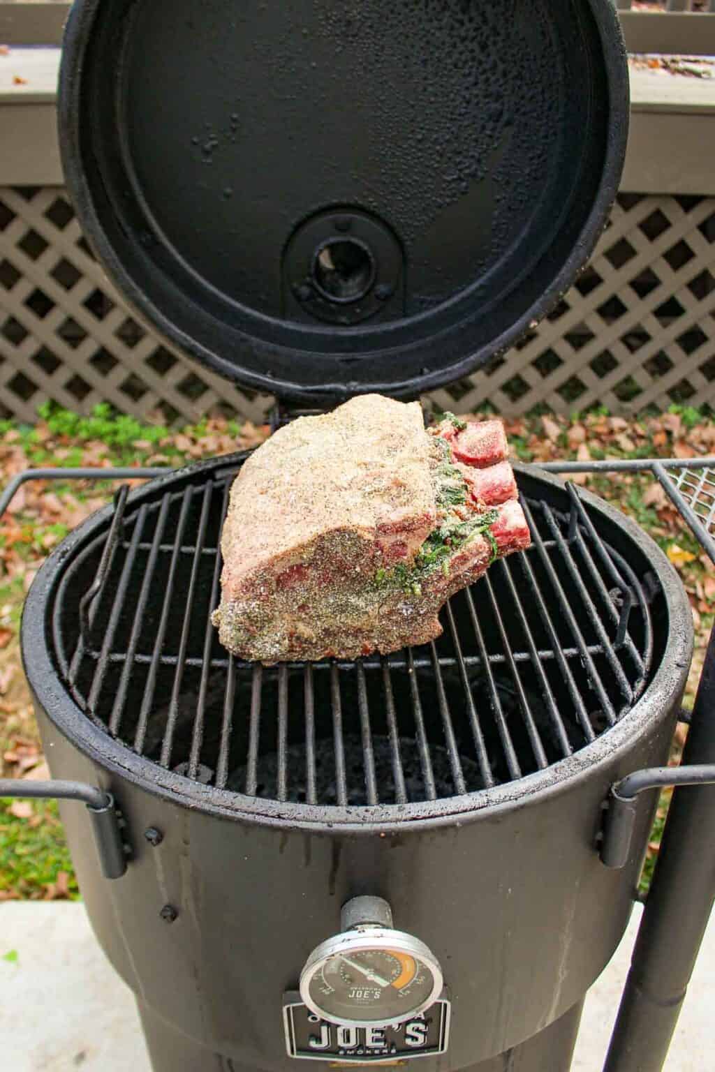 Stuffed Prime Rib - Over The Fire Cooking