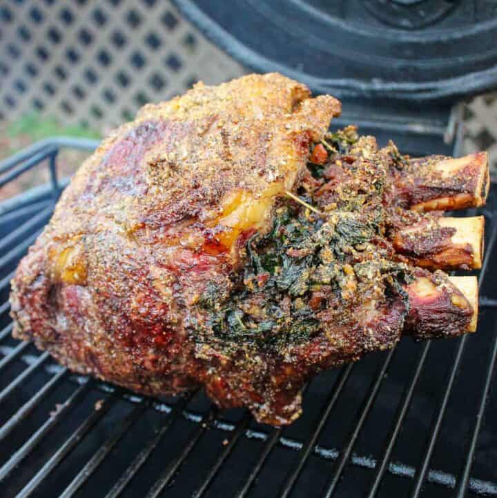 Stuffed Prime Rib - Over The Fire Cooking