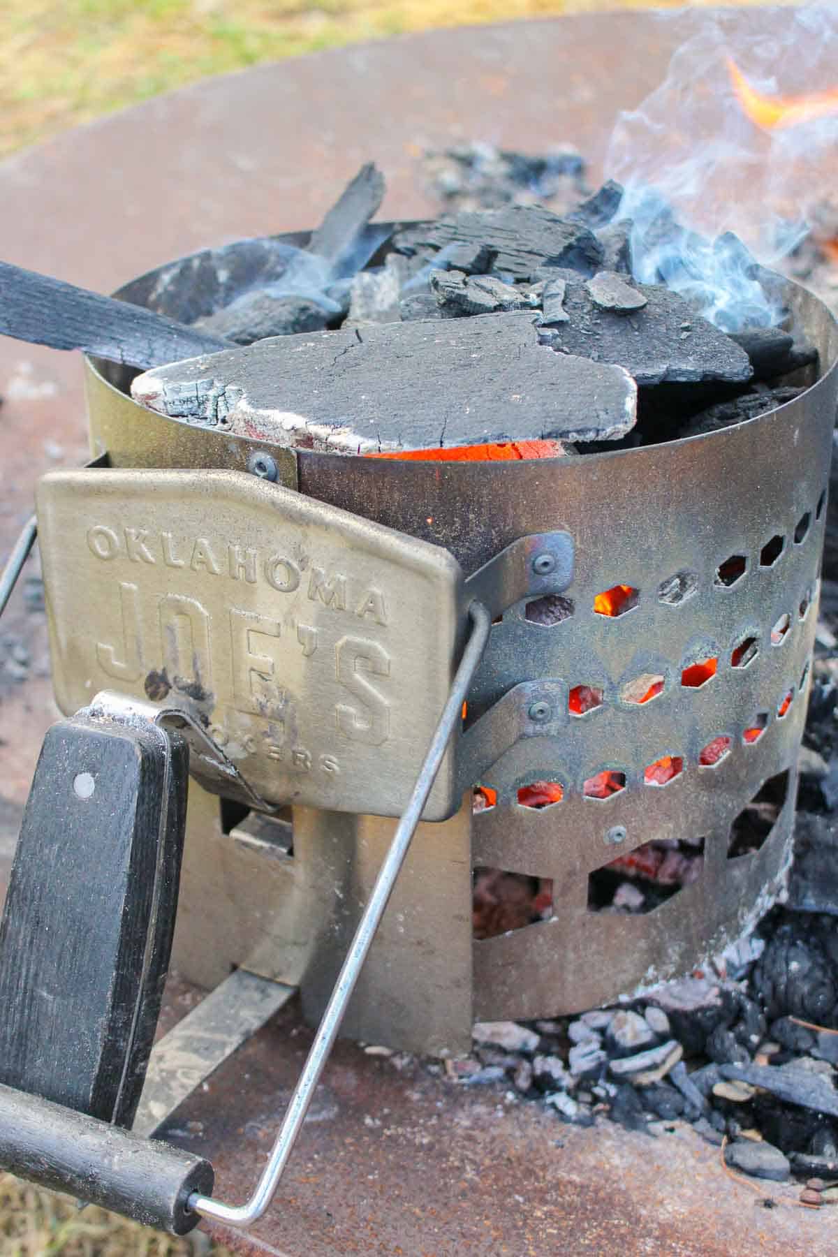 Some charcoal heating up as we kick off our Food Trend Predictions for 2023 article. 