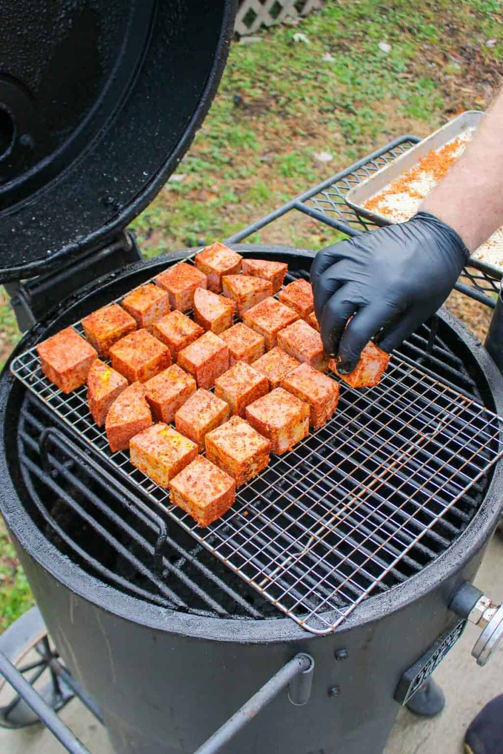 Smoked Bologna Burnt Ends Over The Fire Cooking