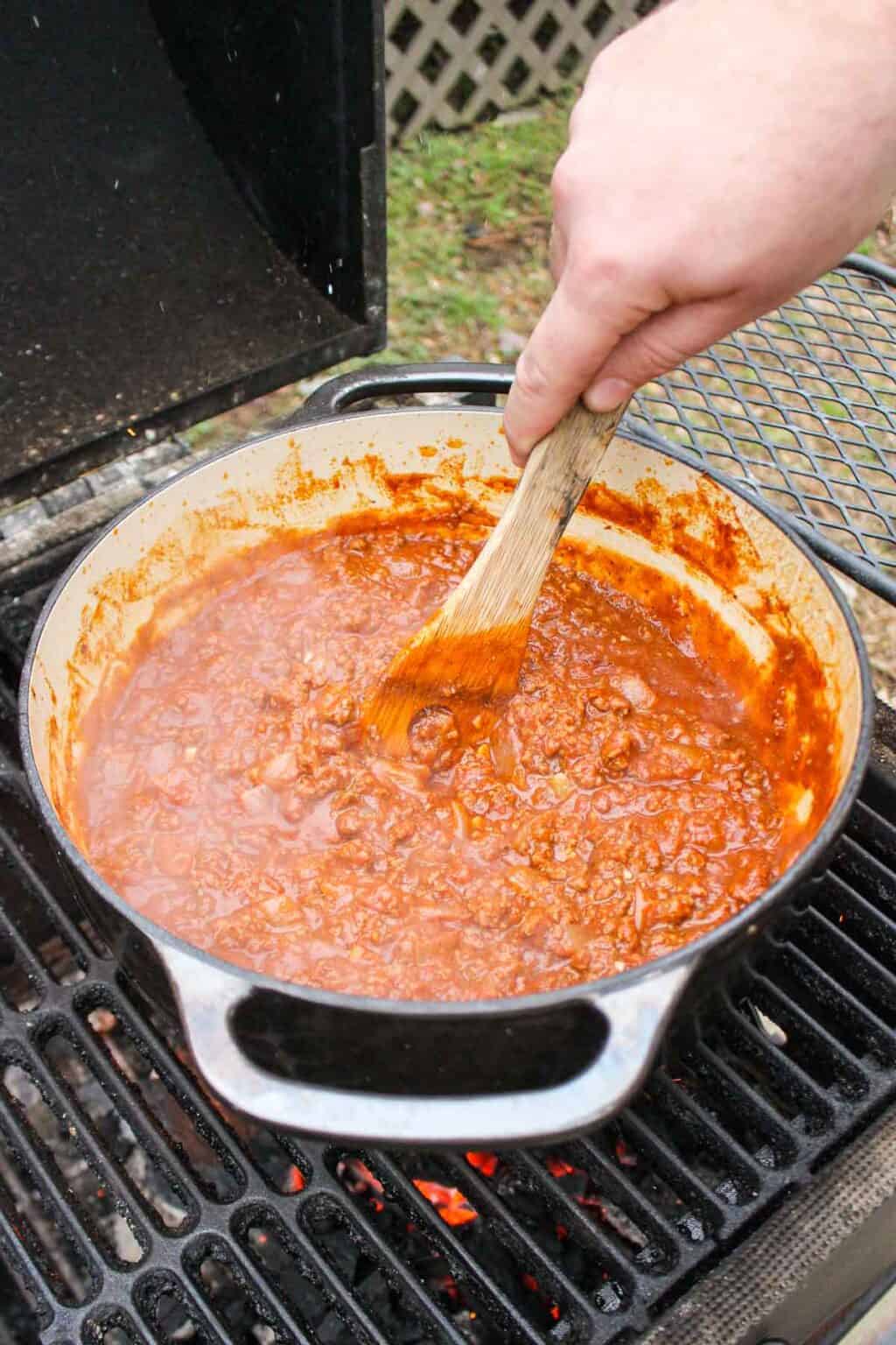 Chili Cheese Smash Burgers Over The Fire Cooking