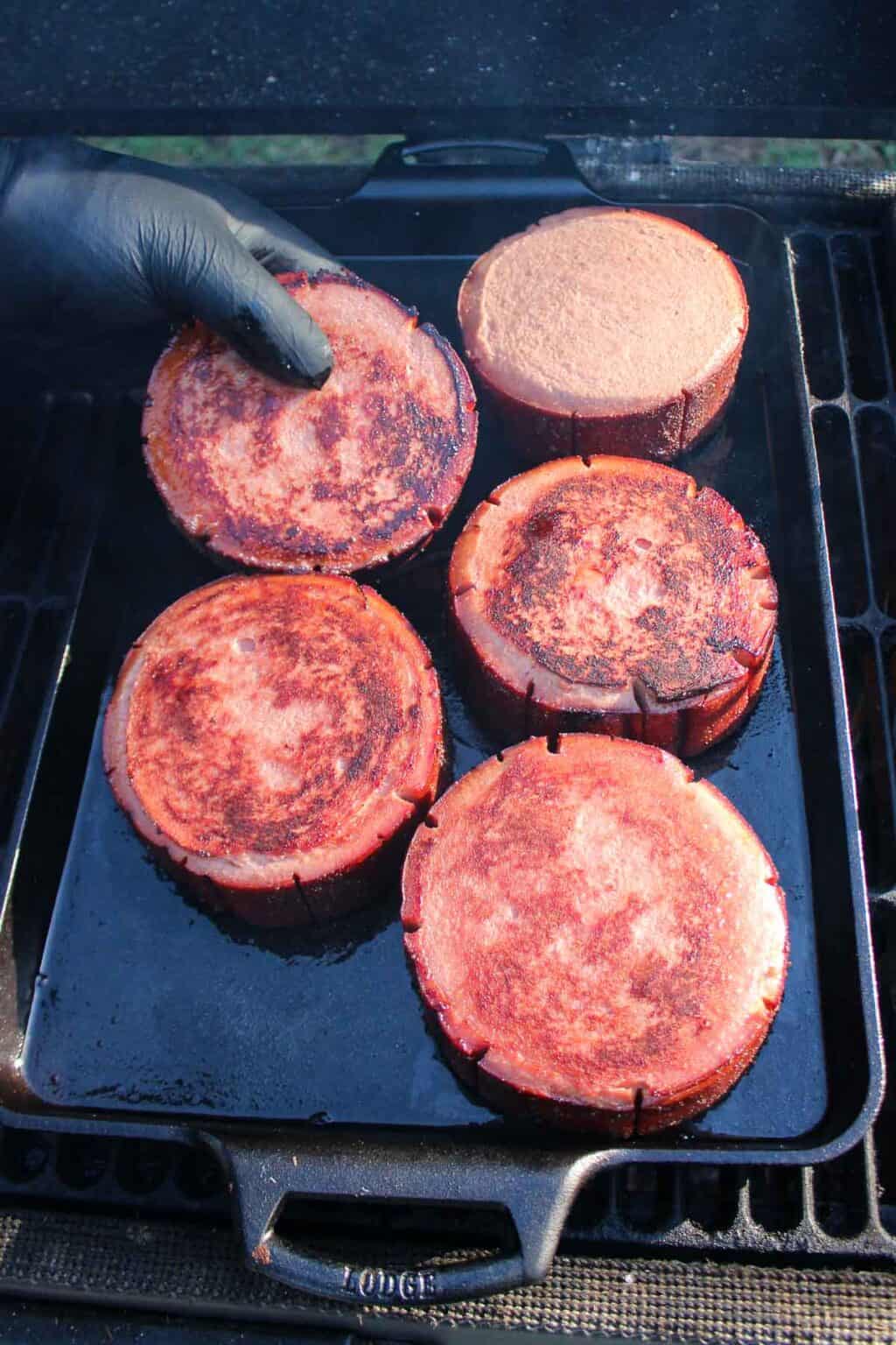 Smoke Fried Bologna Sandwich Over The Fire Cooking