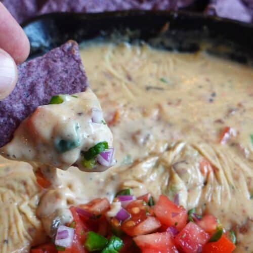 Smoked Brisket Queso Over The Fire Cooking