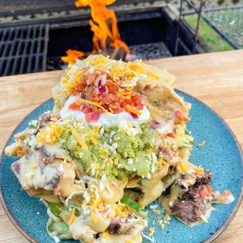 Grilled Trash Can Nachos Over The Fire Cooking