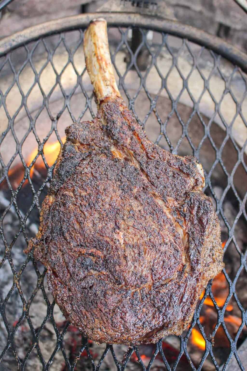 Grilled Steak and Shrimp with BLK Garlic Butter - Over The Fire Cooking