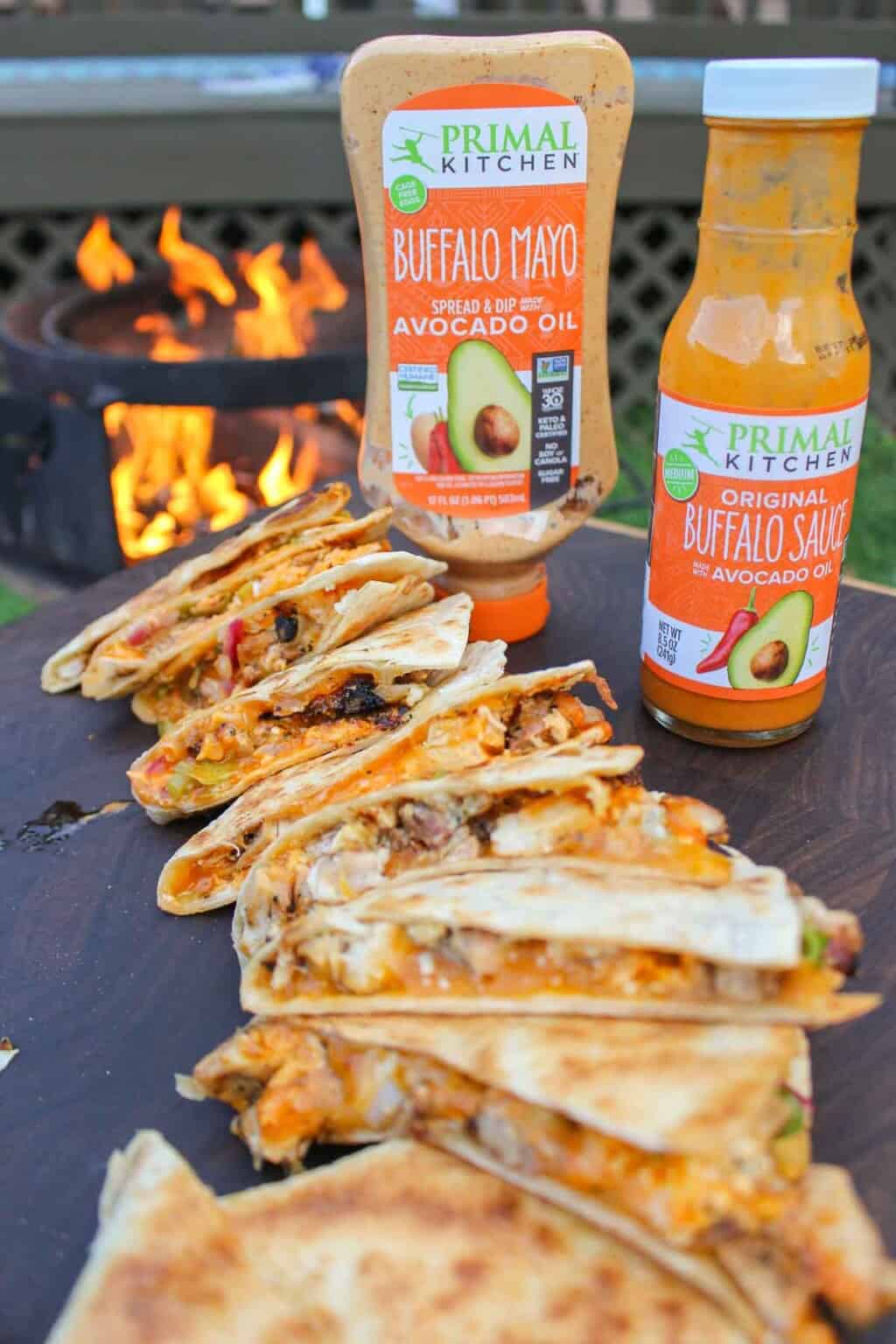 Buffalo Chicken Quesadilla Over The Fire Cooking