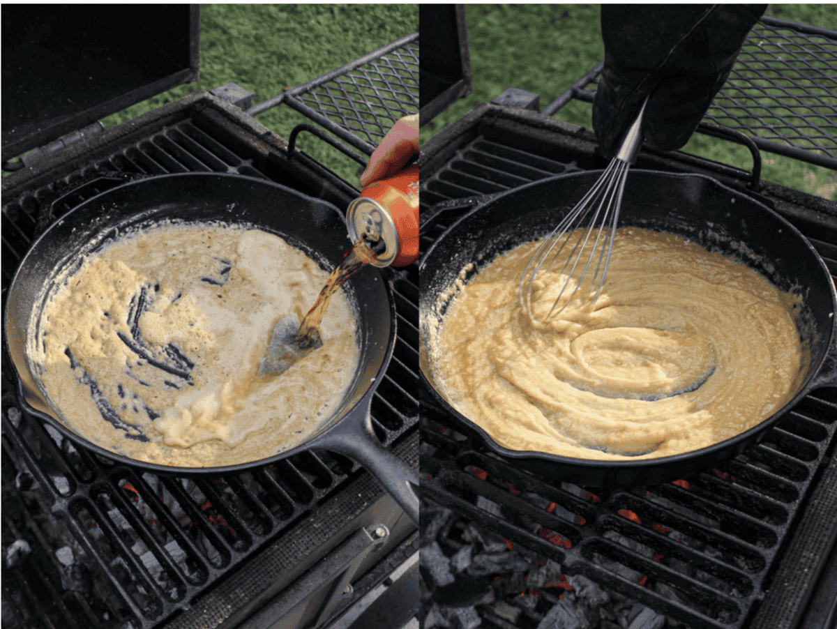 Beer cheese for steak sliders.