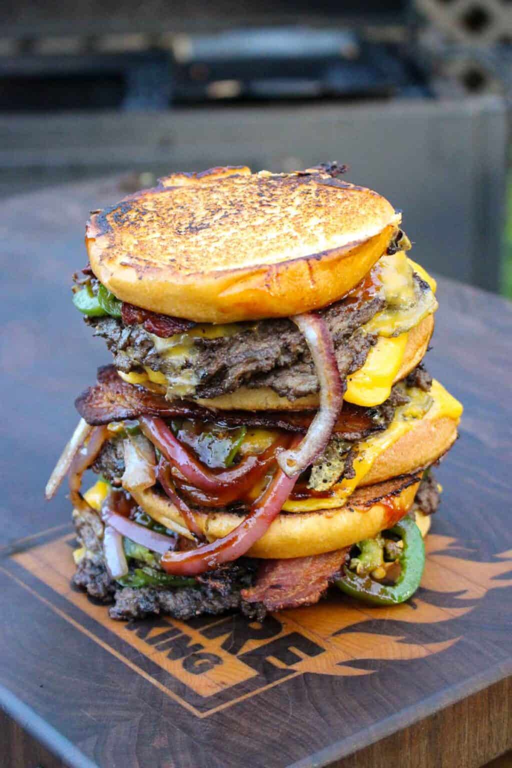 Bacon Patty Melt - Over The Fire Cooking