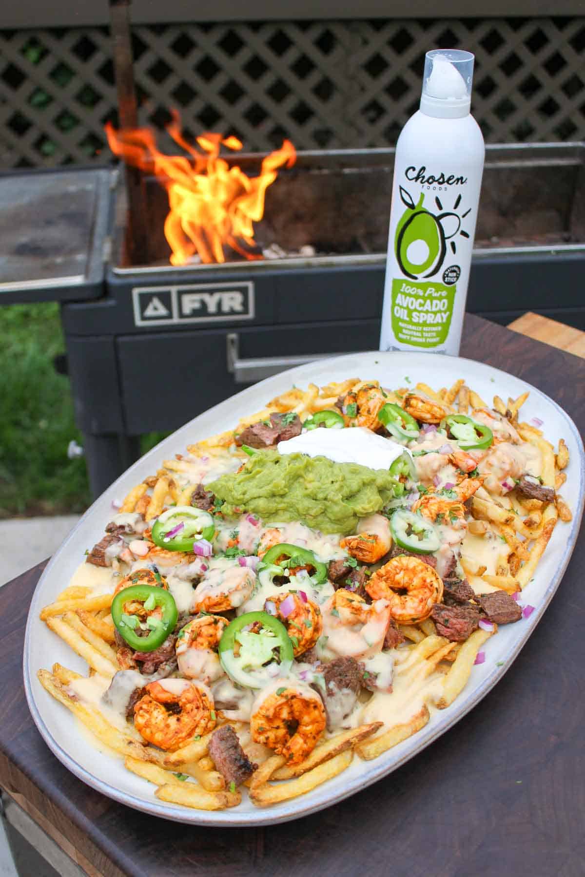 This is the fries version of loaded nachos. 