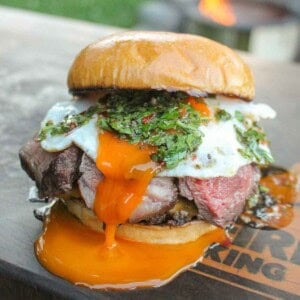 The epic Chimichurri Burger.