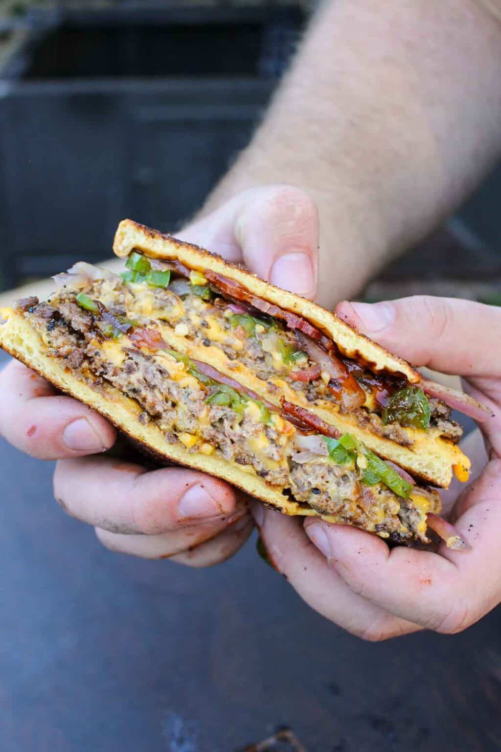 Bacon Patty Melt - Over The Fire Cooking