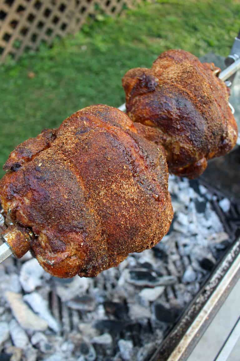 Perfect Rotisserie Chicken on the FYR Grill.