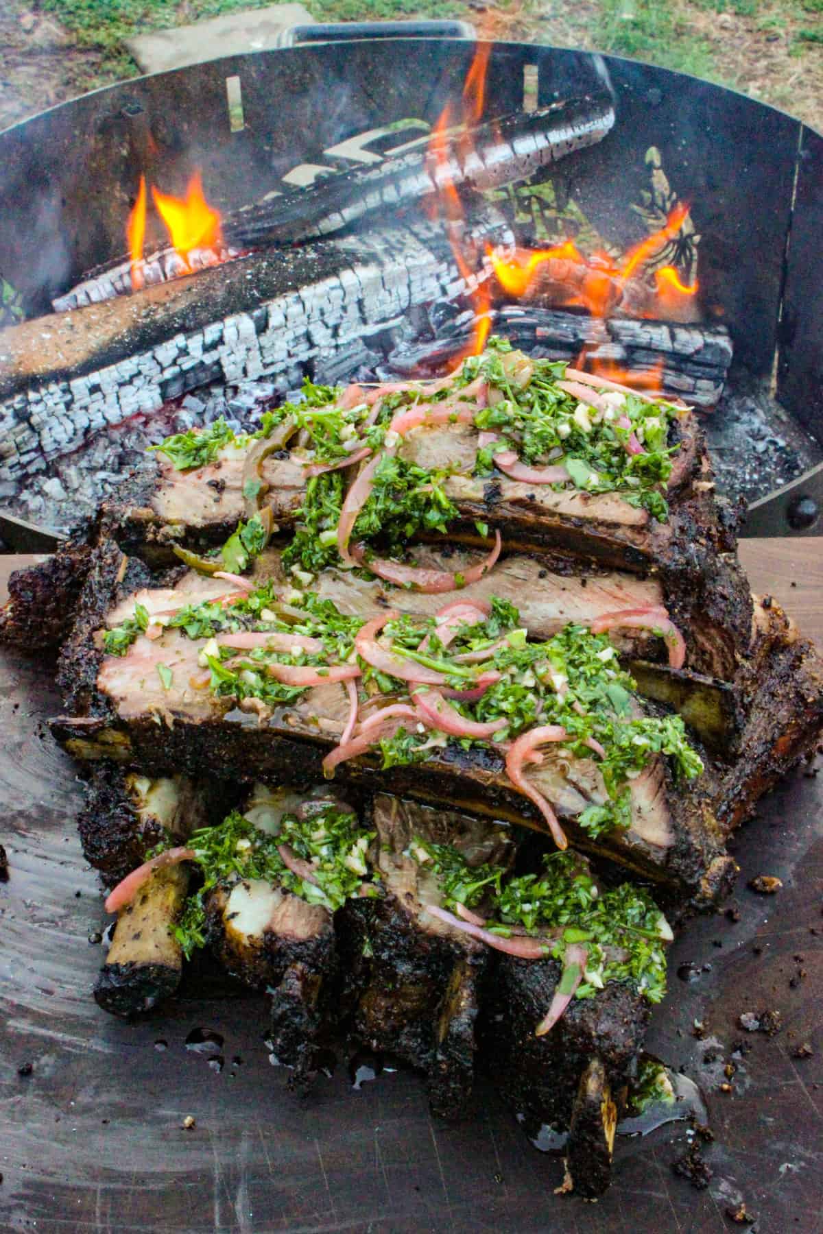 Gaucho Beef Ribs are one of my favorites, inspired by Cowboy cooking. 