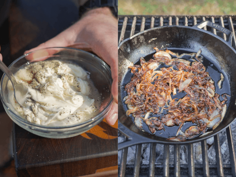 Stuffed Patty Melt - Over The Fire Cooking