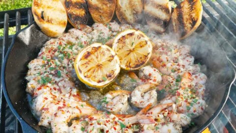 shrimp smoking a cigarette Garlic Smoked Shrimp