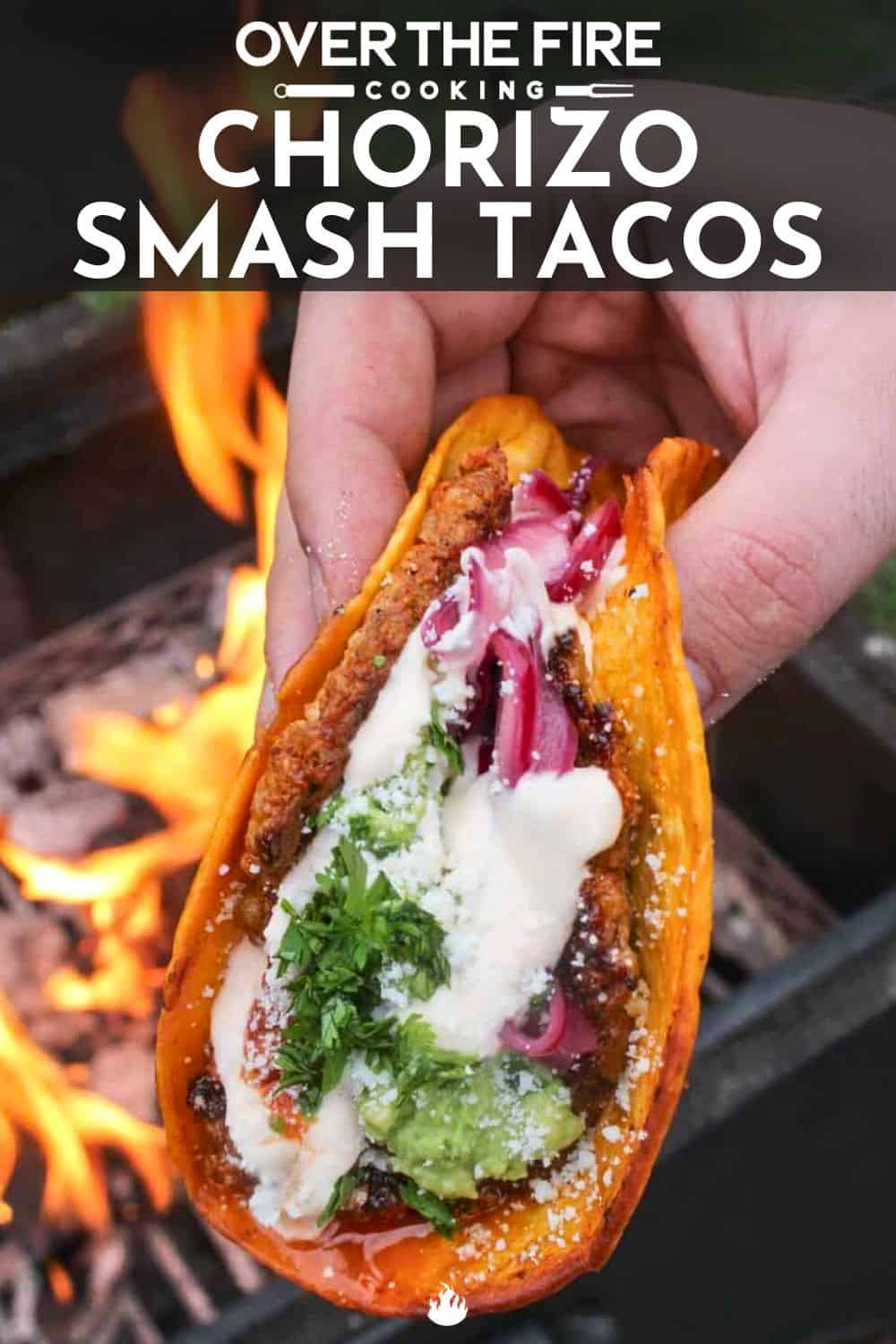 Chorizo Smash Tacos Pinterest Pin