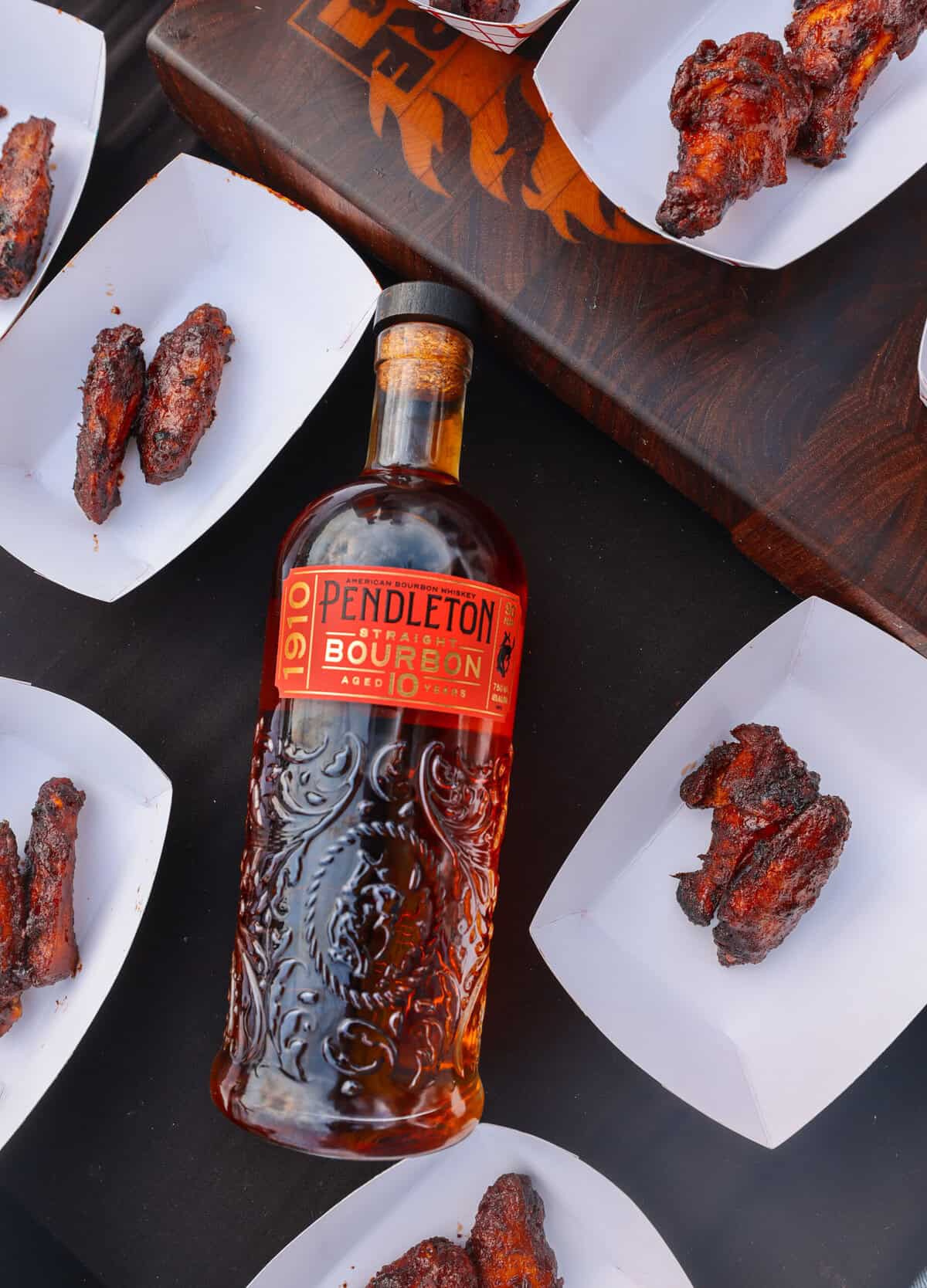 Whisky Brined Chicken Wings - Over The Fire Cooking