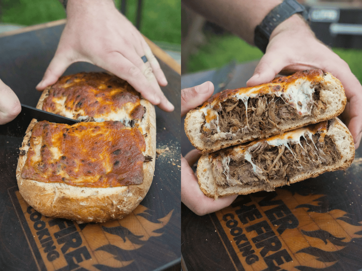 Birria Stuffed Bread is an easy recipe with freakin' delicious, mouth-watering results!