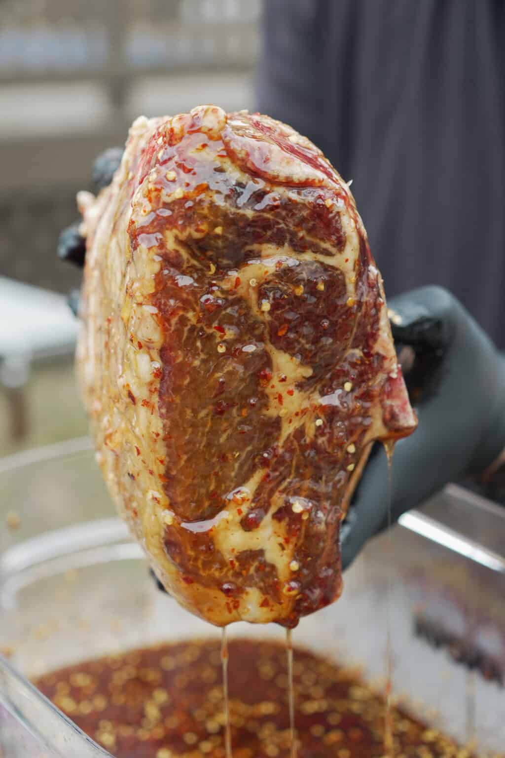 Prime Rib Burnt Hot Honey Smoked Prime Rib - Over The Fire Cooking